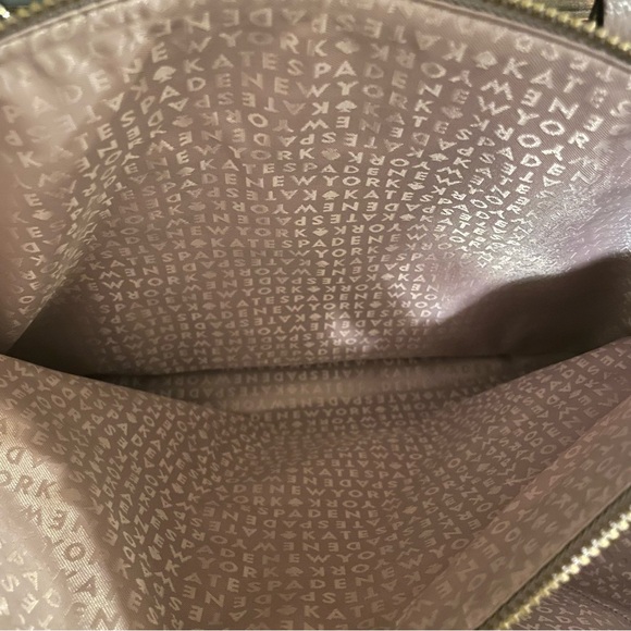 Kate Spade Mulberry Street Leighann Satchel preloved in color porcini, large - Picture 5 of 15